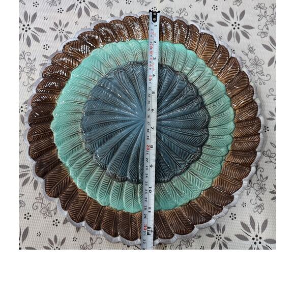 NWT John Derian for Target Feathers Round Serving Platter – 13" Stoneware - Picture 6 of 7